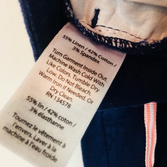 Vineyard Vines | Cropped Catamaran Linen Pants 4 - Picture 6 of 7